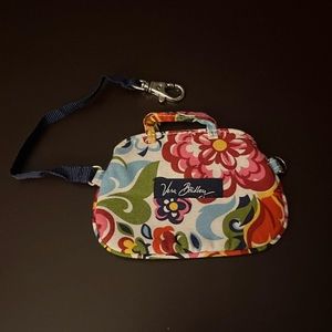 Vera Bradley Lisa B Hope garden flower pattern velcro close/ID case